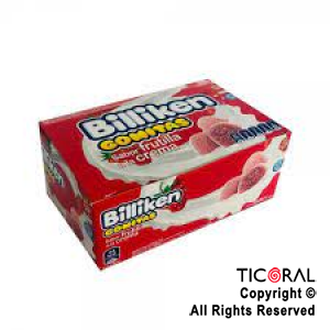 GOMAS BILLIKEN FRUTILLA A LA CREMA 12 SOBRES X 30GR x 1